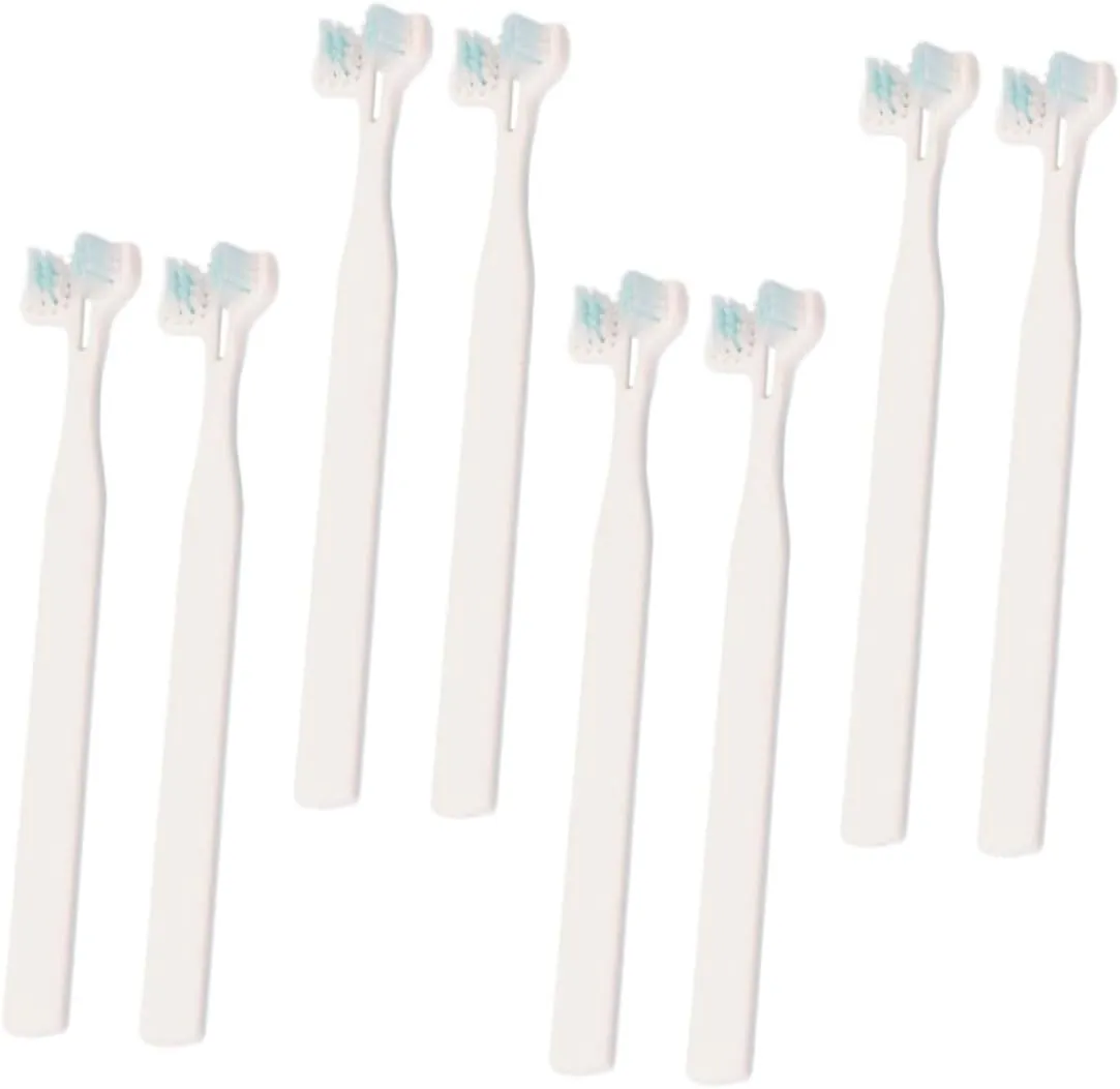 Ergonomic Handle Soft Bristle Pet Toothbrush Pen Dog Teeth Cleaning Dog Supply Portable