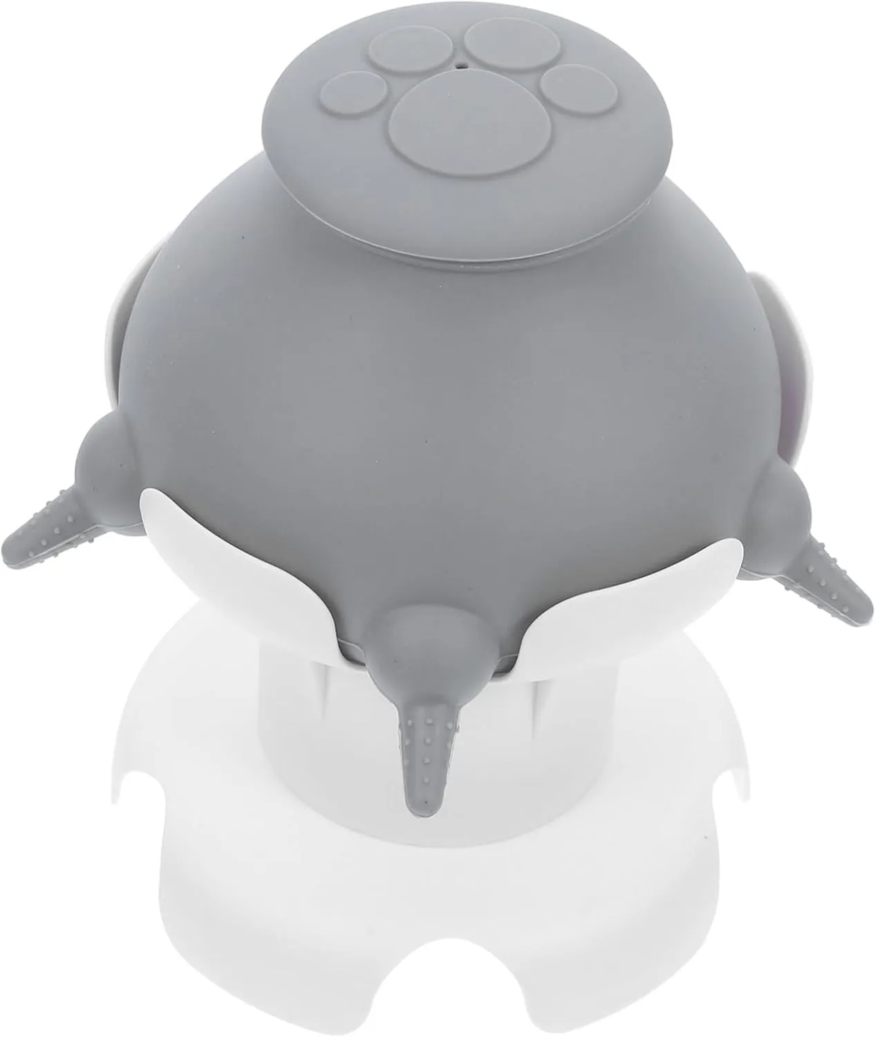 ERINGOGO Puppy Nursing Feeder Bowl with Simulated Nipples Multi-Puppy Feeding Station Safe Easy to Clean for Optimal Feeding Includes Nipples