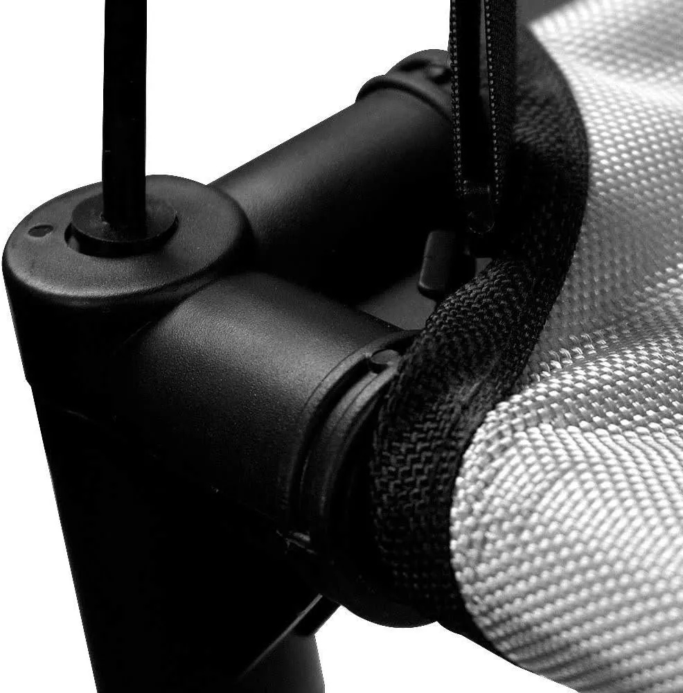 Floppy Dawg Just Chillin' Elevated Dog Bed. Cool Cot with Removable Canopy Shade. Indoor or Outdoor Pet Use. Lightweight and Portable. Chill in Style on Raised Breathable Mesh Fabric.