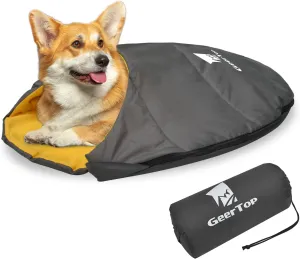 GEERTOP Lightweight Dog Sleeping Bag Portable Cozy Durable Machine Washable Pet Bed for Camping, Hiking Travel
