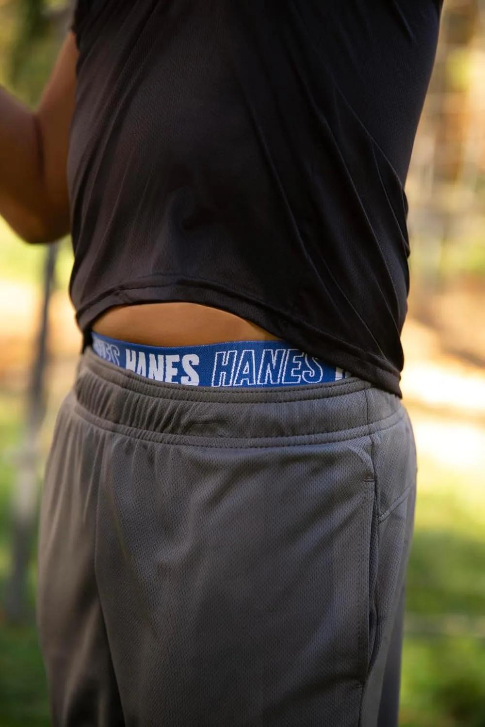 Hanes Boys' Moves Underwear Anti Chafe Boxer Briefs, 6-Pack