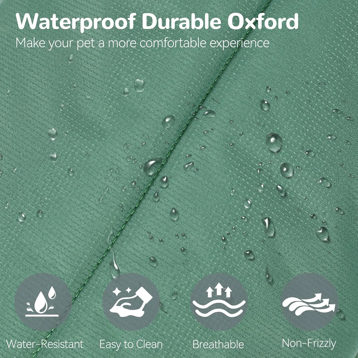 Heeyoo Outdoor Dog Bed, Waterproof Camping Dog Bed Mat, Machine Washable and Portable Travel Pet Pad Mat, Foldable Pet Beds for Small, Medium, and Large Dogs