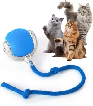 Interactive Cat Toy for Indoor, Smart Automatic Cat Chase Ball Toy