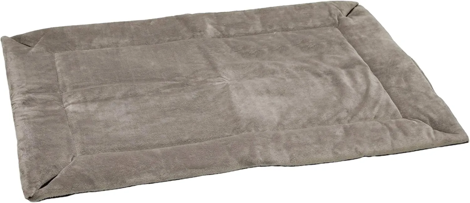 K&H Pet Products Self-Warming Dog Crate Pad, Self Heating Cat Mat, Portable, Machine Washable, No Electric Needed, Adjustable Fit, Non-Slip, Great for Cat Window Perches - Extra-Small 14 X 22in Gray
