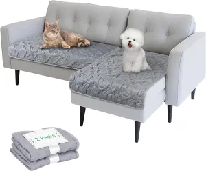 Kritter Planet Pack of 2 Waterproof Pet Pads, Small Furniture Pads, Reversible Dog Mat, 16 x 24 inch