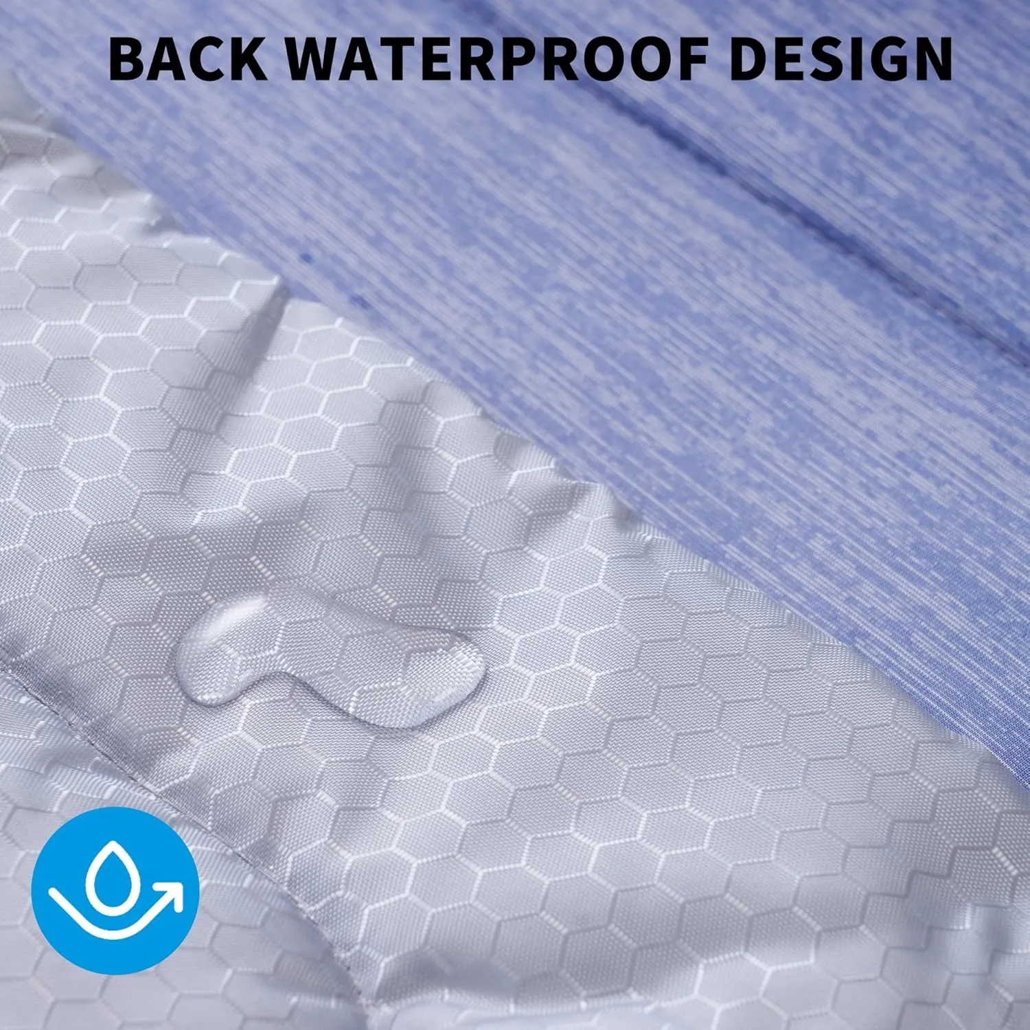 MARUNDA Dog Cooling Mat, 36" x 24" Thicken Waterproof Cooling Mat for Extra Large Dog, Q-MAX>0.5 Ice Cool Fabric-Cool on ContactEasy Washable Pet Pad in Summer (36" x 24" (L-Crate), Blue)