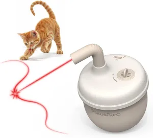 MayMaw Automatic Cat Laser Toy - Rechargeable Interactive Cat Toy with Tumbler Design, 360 Random Motion, 3 Speed Modes & Catnip, Best Gift for Bored Indoor Cats & Kittens