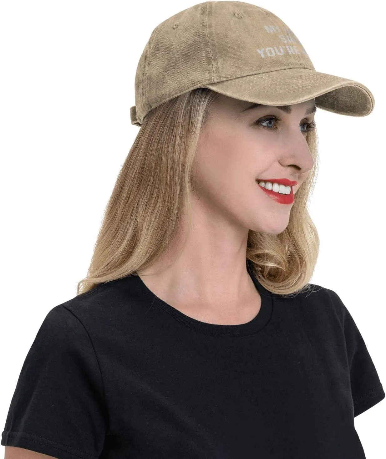 My Dog Said You're A Hoe Hat Women Funny Baseball Hat Funny Birthday Gifts for Women