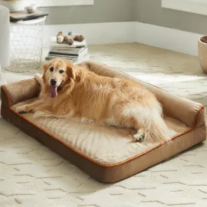 Orthopedic Dog Beds for Extra Large Dogs - Waterproof Sofa Dog Bed with Removable Washable Cover, Waterproof Lining and Anti-Slip Bottom,Pet Bed