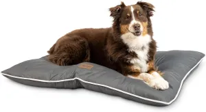Pet Craft Supply Super Snoozer Calming Indoor / Outdoor All Season Water Resistant Durable Dog Bed, Large, Pewter