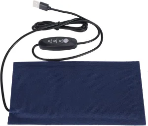 Pet Heating Pad, Electric Dog & Cat Heating Mat - Temperature Adjustable, Chew Resistant Cord, Indoor Warming Mat (Large)