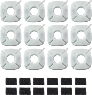 PET STANDARD Water Filters, Compatible with VEKEN 95oz/2.8L Fountain, Pack of 12