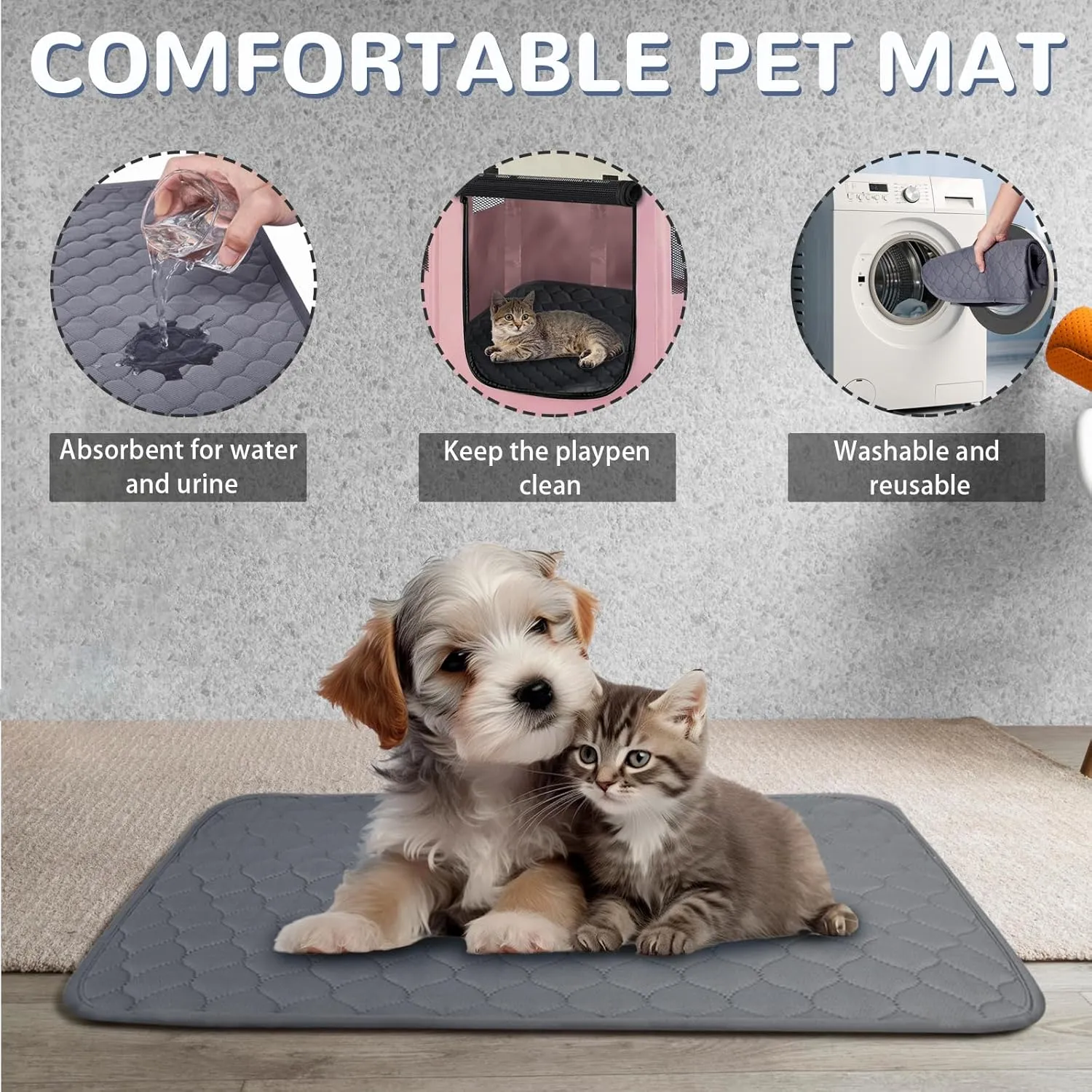 Portable Dog Playpen,Foldable Dog Cat Kennel Tent Cage,Dog Cat Rabbit Crates for Travel Water-Resistant Breathable Shade Cover,Indoor Outdoor Travel Camping Use for Small Puppy Pet Pink L