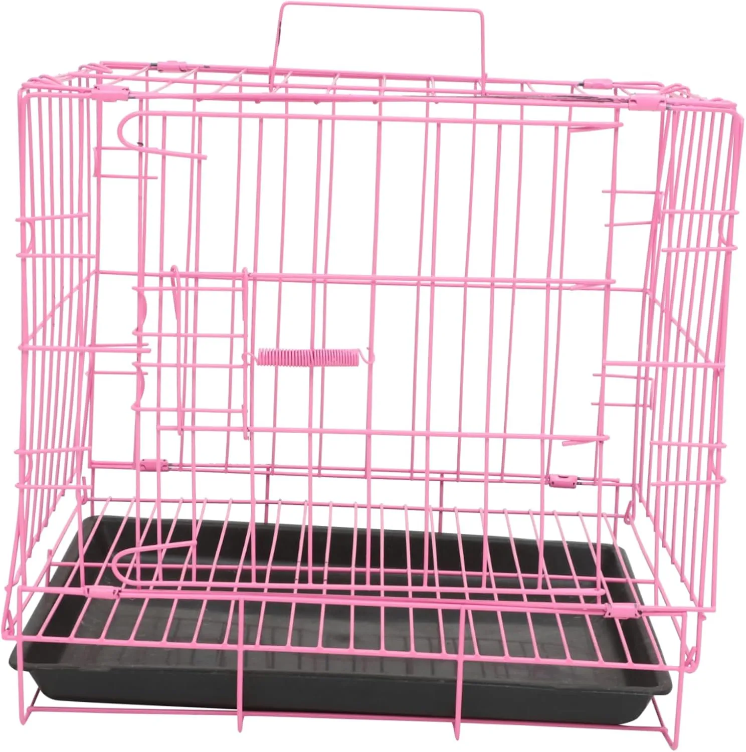 Portable Pet Crate Folding Dog Cage Pet Furniture Steel Cage for Small Rabbit