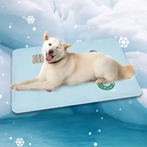 Self Cooling Dog Mat, Washable & Portable Pet Cool Mats for Indoor Or Outdoor, Non-Toxic Polymer Gel Sleep Mat Pad, Summer Cooling Pad for Small Medium Large Dogs