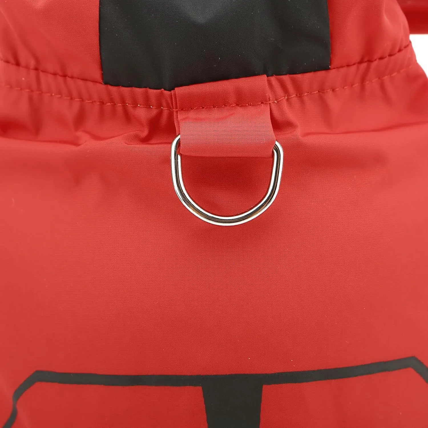 SMALLLEE_LUCKY_STORE Cute Ladybug Waterproof Dog Raincoats with Hood for Small Medium Dogs with Leash D-Ring Lightweight Pet Rain Jacket Puppy Poncho Chihuahua Clothes, Red, M