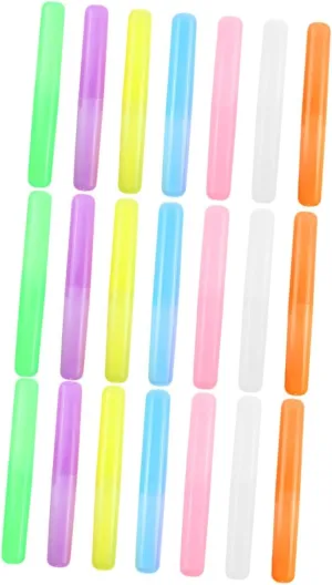 Toothbrush Holder for Travel Compact Travel Toothbrush Case Plastic Toothpaste Storage Box