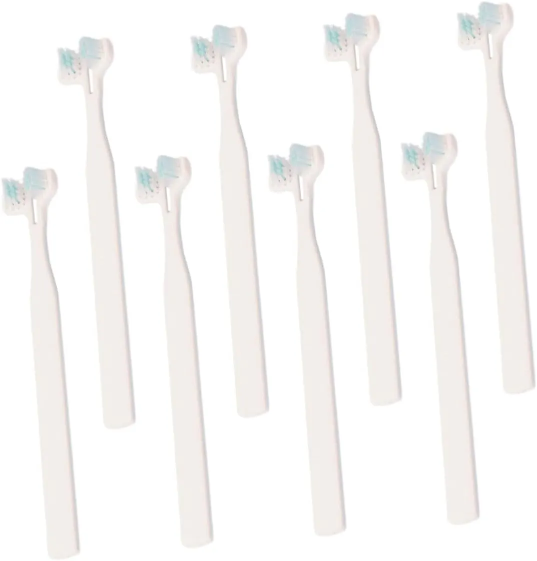 Toothbrushes for Pet Care for Small Pets Remover for Dogs Portable Cat Toothbrush Soft Bristles Ergonomic Handle