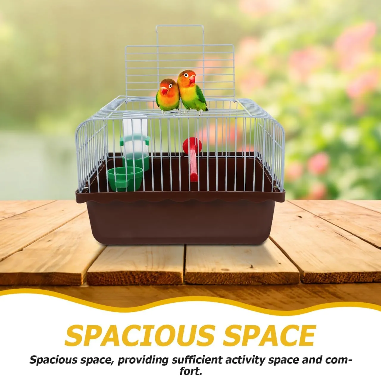 Vanzack Portable Bird Carrier - Travel Cage for Parakeets & Cockatiels