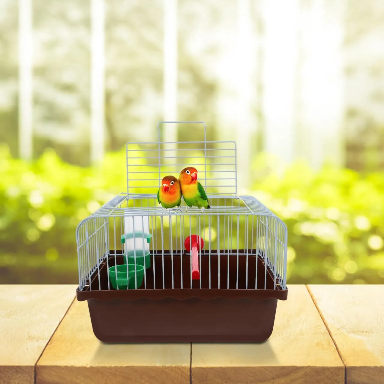 Vanzack Portable Bird Carrier - Travel Cage for Parakeets & Cockatiels