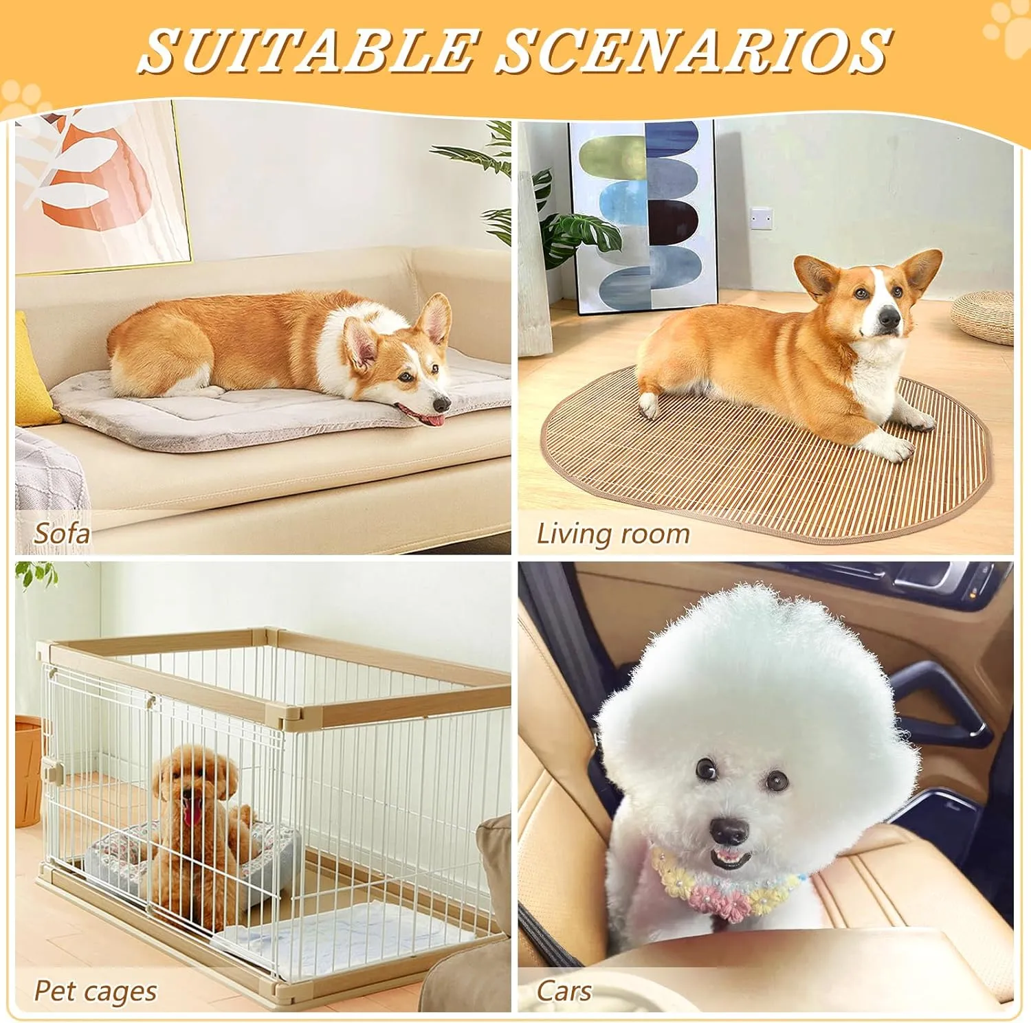 Washable Dog Cooling Mat Summer Fruit Kiwi Summer Cats Sleeping Mat Tropical Green Dog Bed Mats 23.6 * 38.6inch Pet Ice Silk Sleep Kennel Pad Animal Sleep Bed for Home Outdoor Travel