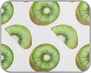 Washable Dog Cooling Mat Summer Fruit Kiwi Summer Cats Sleeping Mat Tropical Green Dog Bed Mats 23.6 * 38.6inch Pet Ice Silk Sleep Kennel Pad Animal Sleep Bed for Home Outdoor Travel