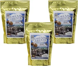 Wysong Dream Treats Quail- for Dogs/Cats/Ferrets - Raw Food - 4.9 Ounce Bag