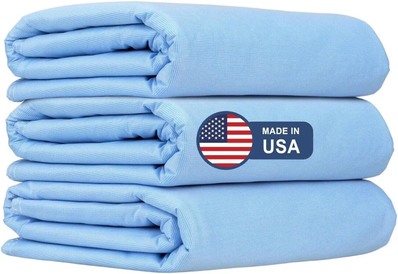 XL Washable Reusable Underpads 36"x54" Waterproof Absorbent Incontinence Bed Pad [3 Pack] Large Underpad with Heavy 4-Layer Protection for Beds Sofa and Mattress - Pads for Adults Seniors Kids & Pets
